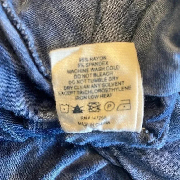 Simply Southern tie dye blue maxi summer dress - Picture 5 of 5